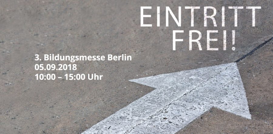 start:haus stellt am 05.09.2018 bei der 3. Bildungsmesse Berlin aus